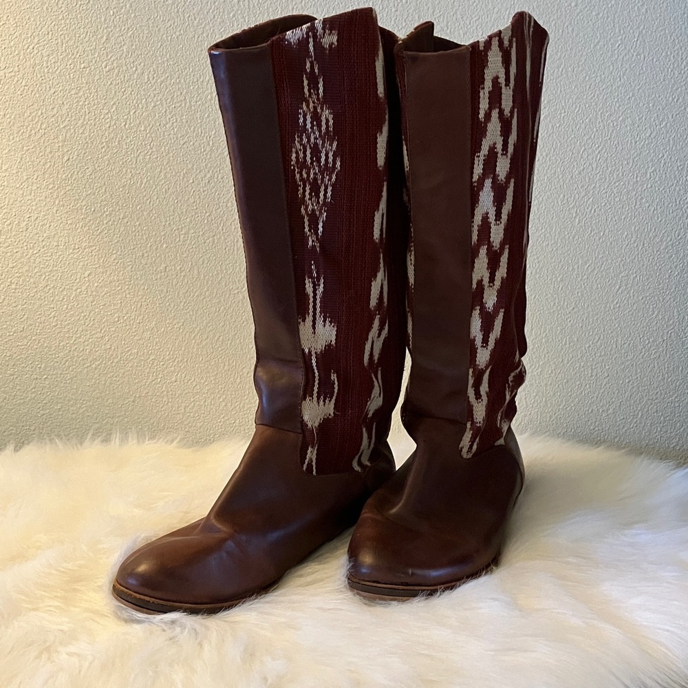 Reef Santa Marta Leather Tapestry Tall Boots